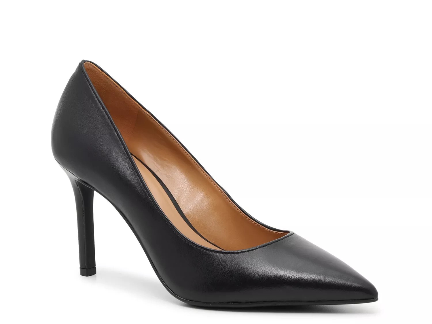 Women's Nettles Dress Pumps, Black Leather, 11